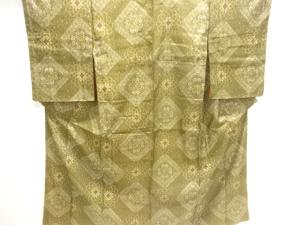 大正ロマン　華紋模様織出し本場村山泥大島紬着物